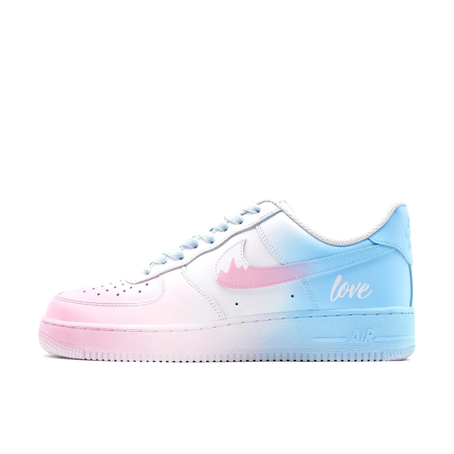 Pink Blue Custom Air Force 1