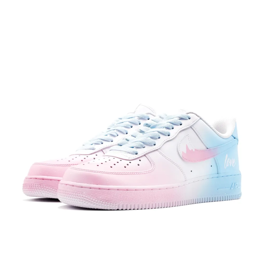 Pink Blue Custom Air Force 1