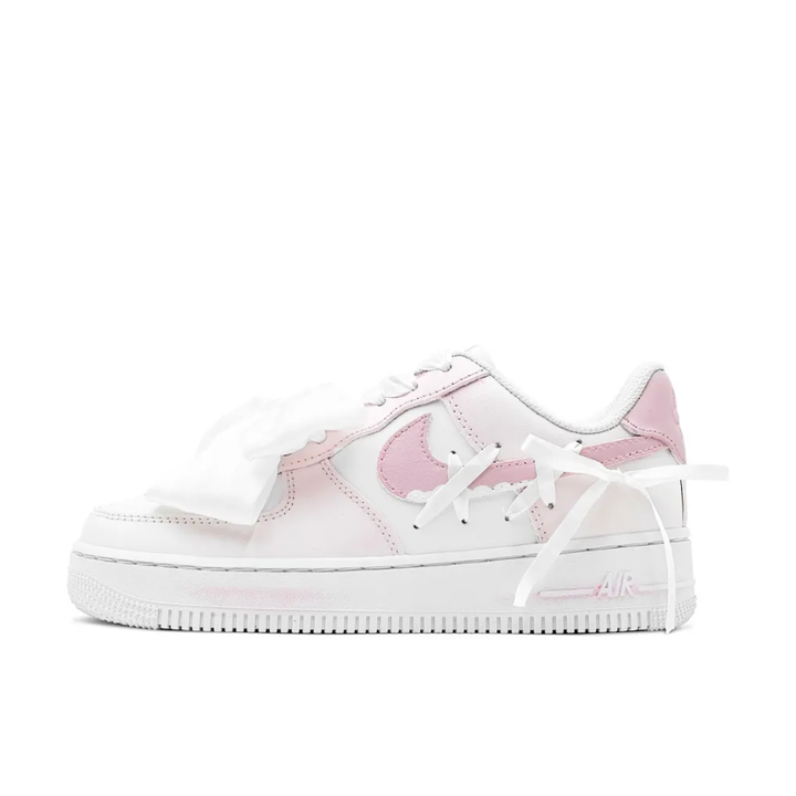 White Lace Pink Custom Air Force 1