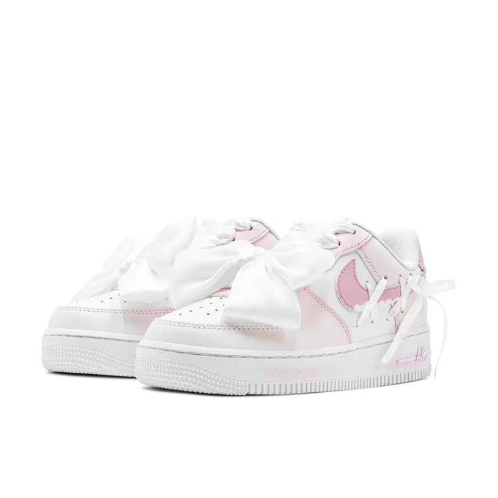 White Lace Pink Custom Air Force 1