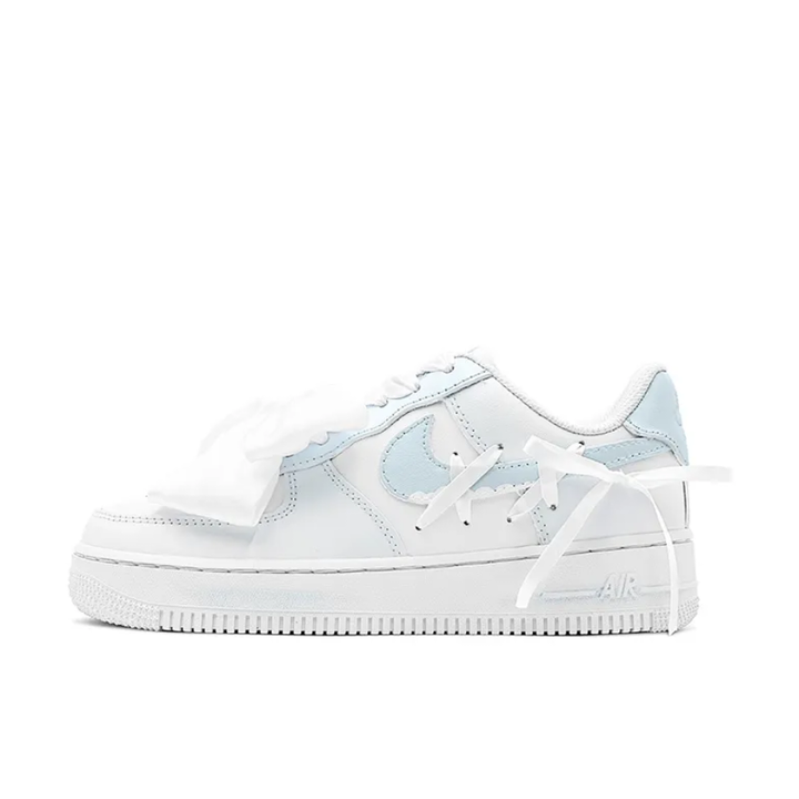 White Lace Blue Custom Air Force 1