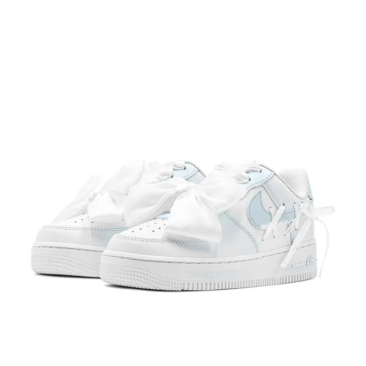 White Lace Blue Custom Air Force 1