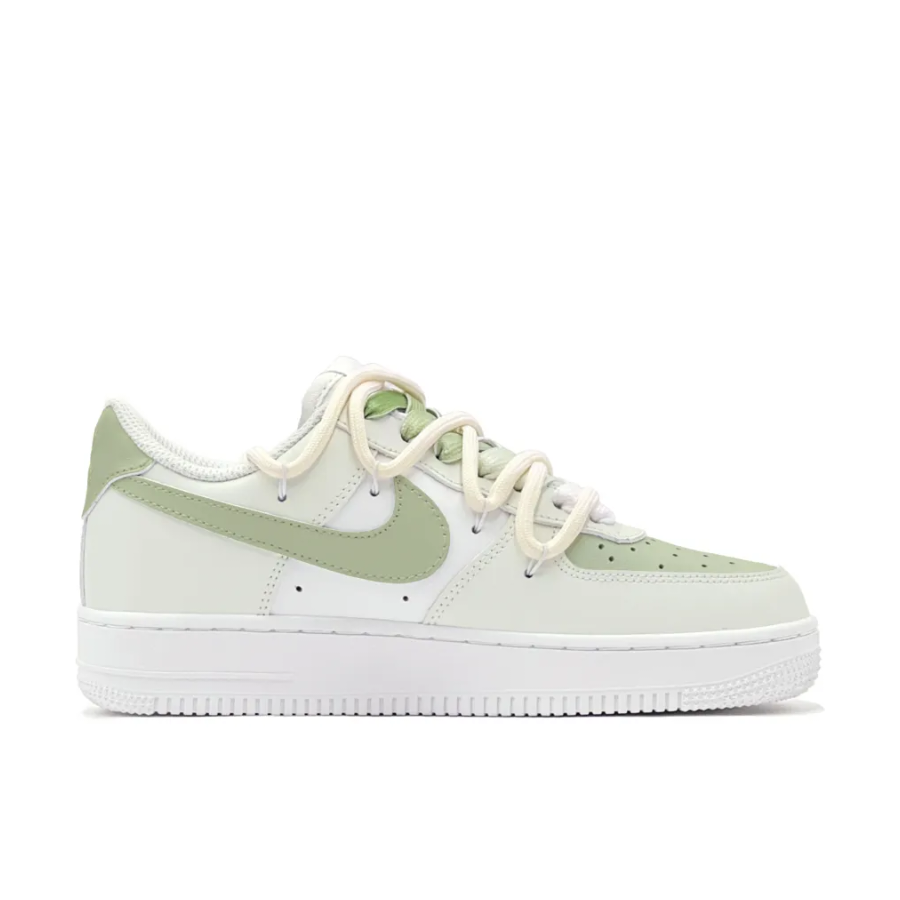 Extra Lace Green Custom Air Force 1