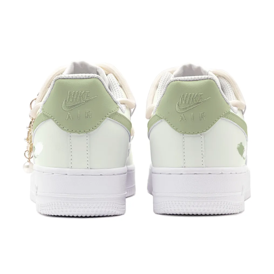 Extra Lace Green Custom Air Force 1