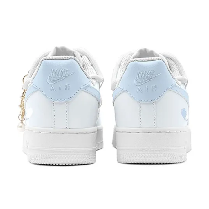 Extra Lace Blue Custom Air Force 1