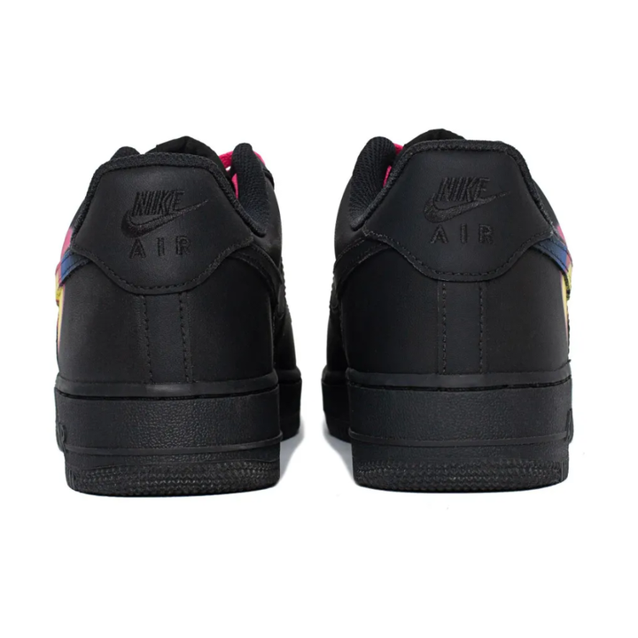 Black Blue Pink Heart Custom Air Force 1