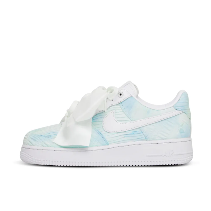 Wide Lace Black Light Blue Custom Air Force 1