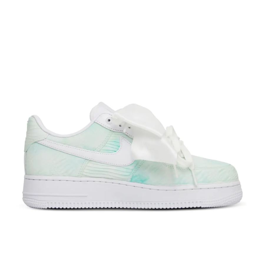 Wide Lace Black Lightcyan Custom Air Force 1