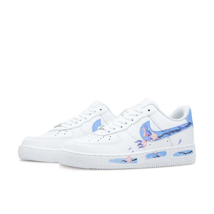 Flower Pink Blue Custom Air Force 1