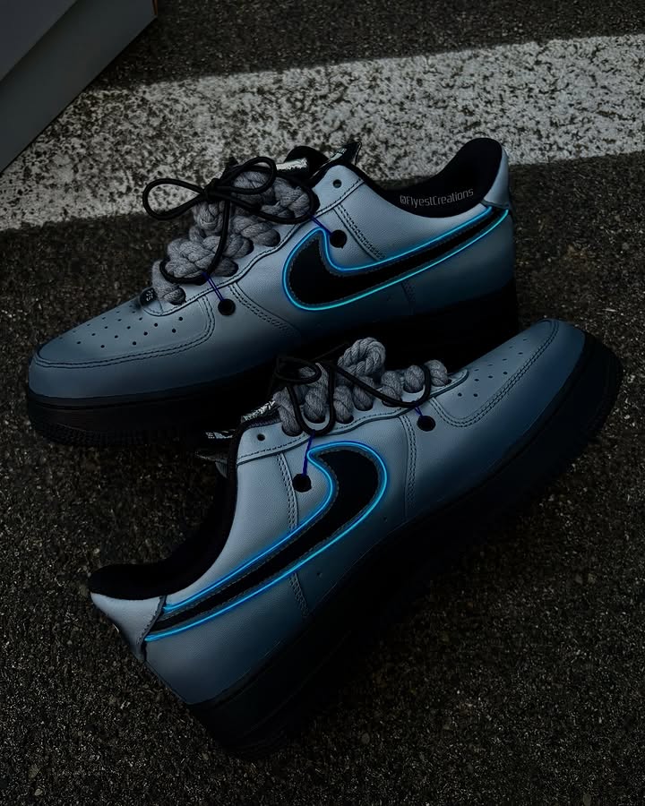 Hand Painted Custom PS5 Air Force 1 Sneakers