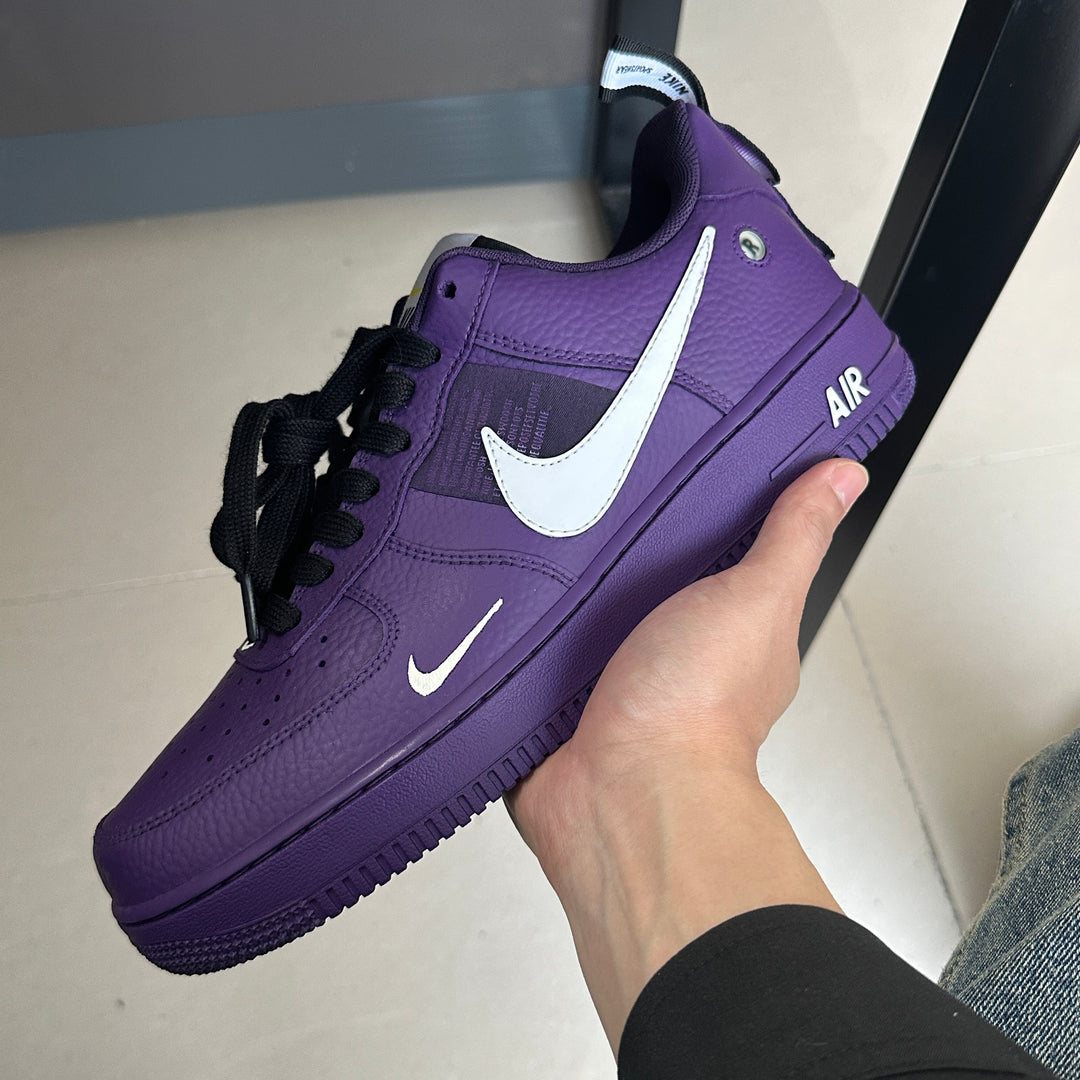 Purple Pure Black Custom Air Force 1