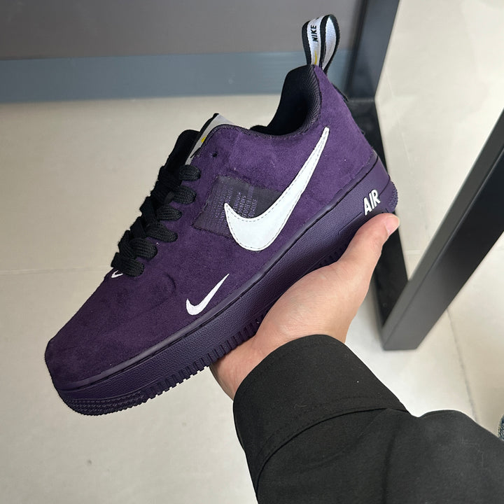 Purple Pure Black Custom Air Force 1