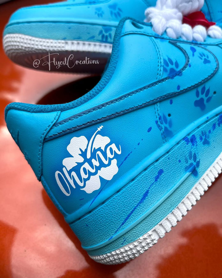 Hand Painted Stitch Custom Air Force 1 Sneakers