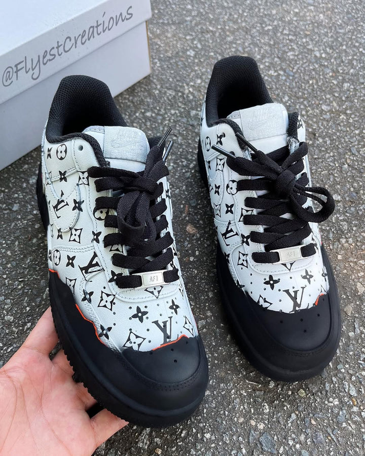 Hand Painted Monogram Custom Air Force 1 Sneakers