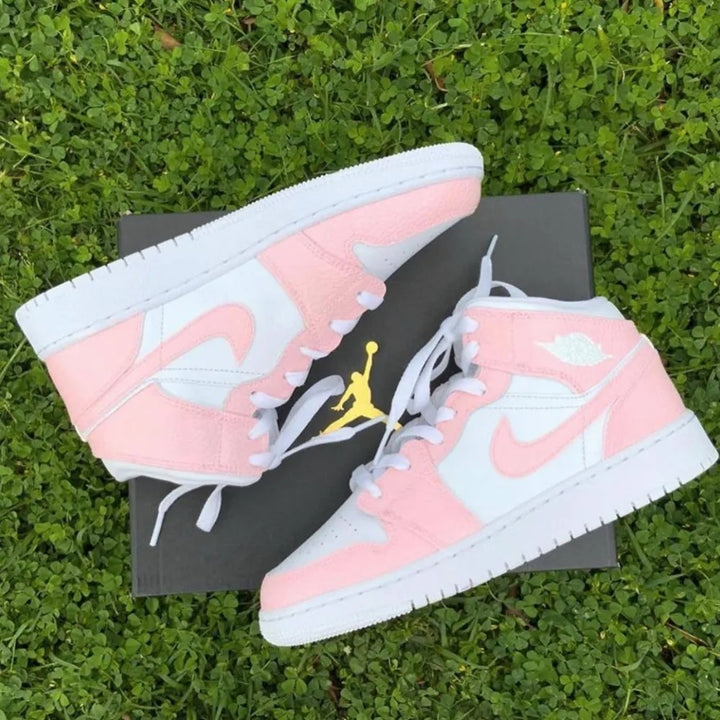 Custom Air Jordan 1 Pink White