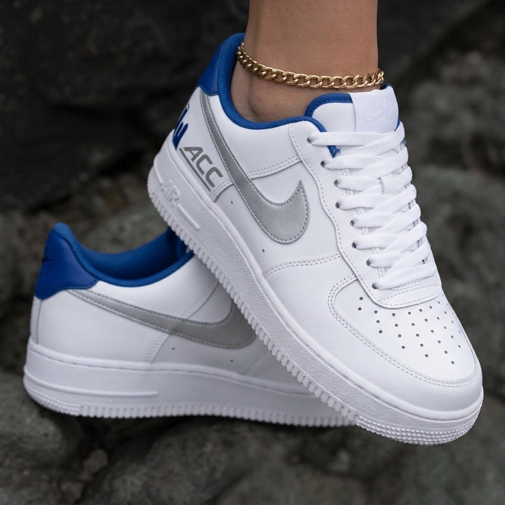ACC Print Silver Blue Custom Air Force 1
