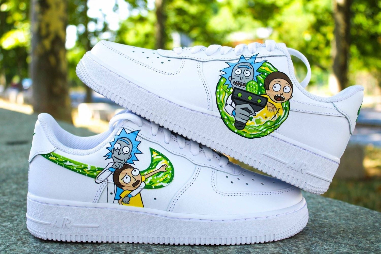 Rick And Morty Custom Air Force 1 XX CUSTOM