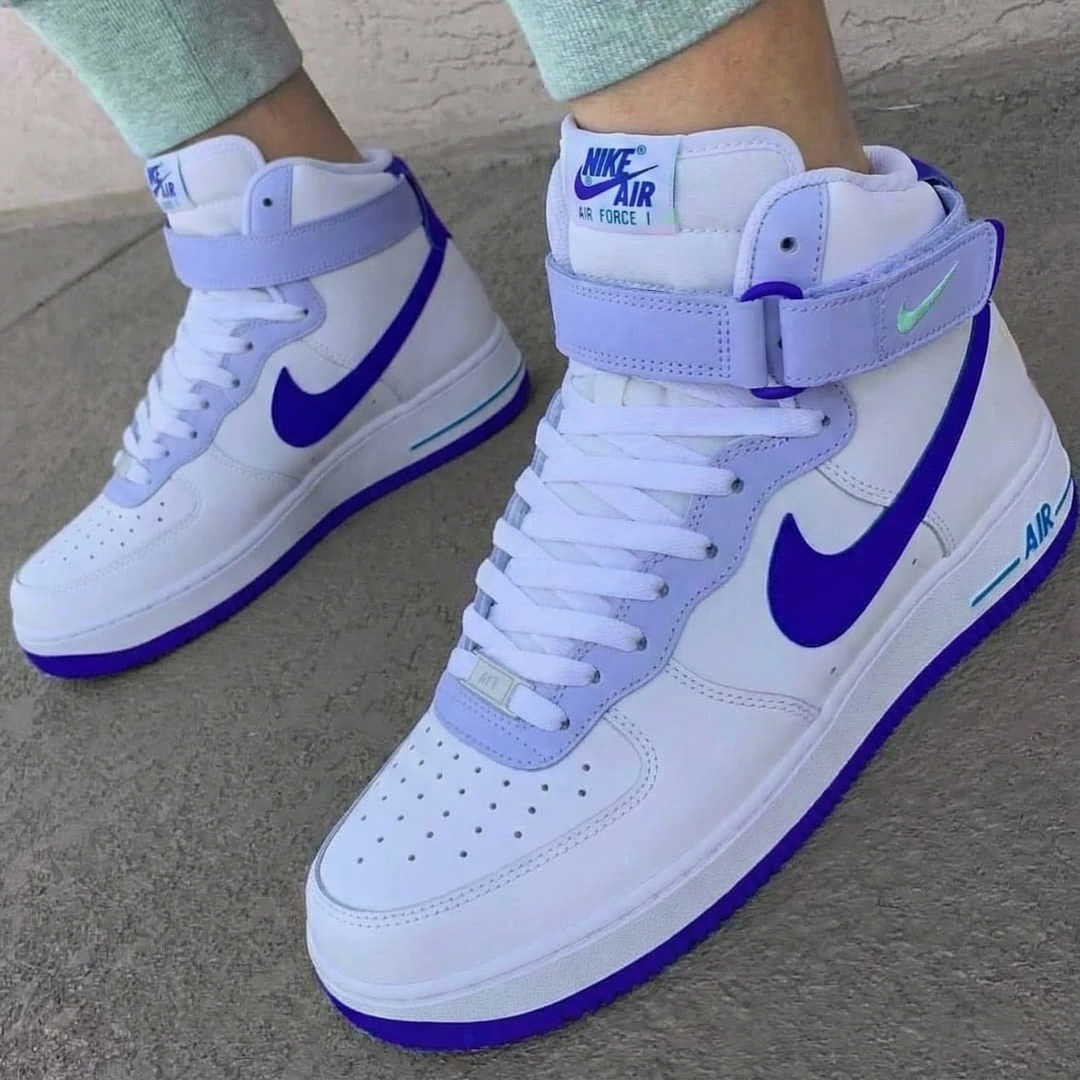 Baby Purple Blue Custom Air Force 1