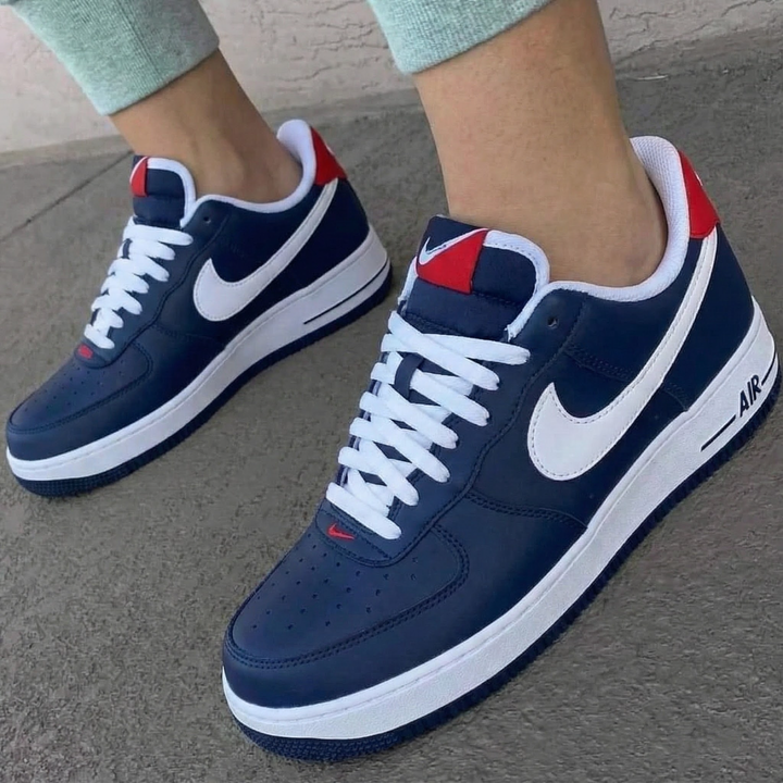 Classic Red and Navy Custom Air Force 1