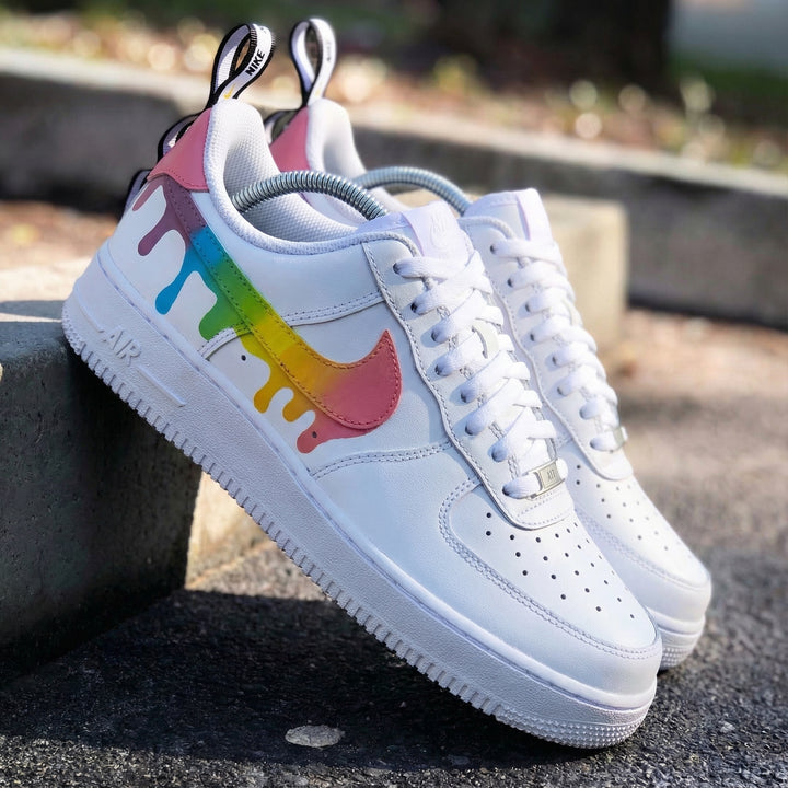 Colorful Drip Custom Air Force 1