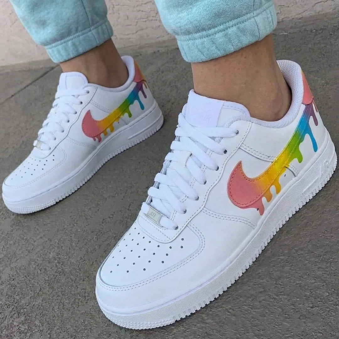 Colorful Drip Custom Air Force 1