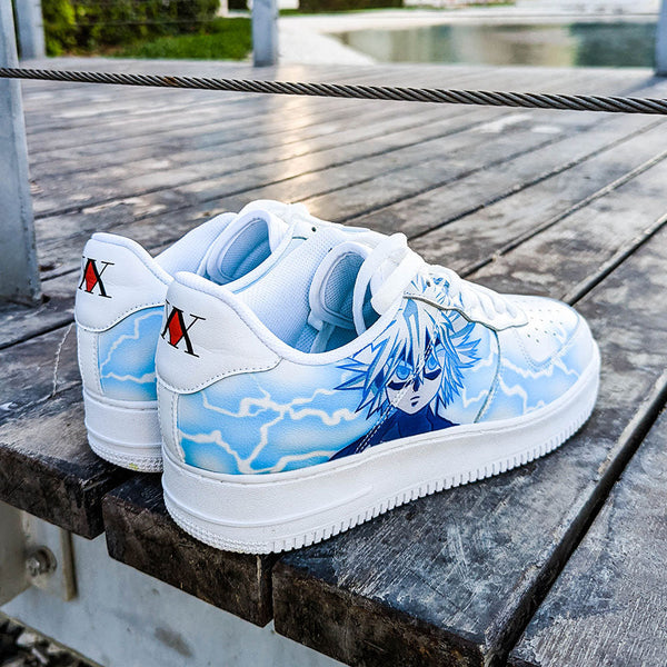 Custom Air Force 1 Baby Blue Anime Character Design