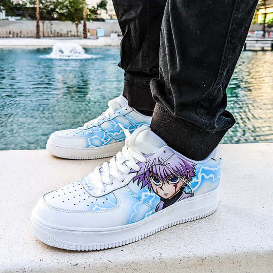 Custom Air Force 1 Baby Blue Anime Character Design