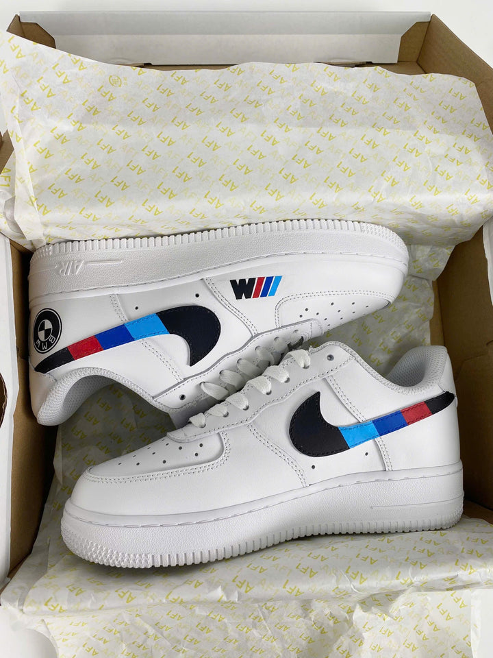 Custom Air Force 1 White BMW M Design