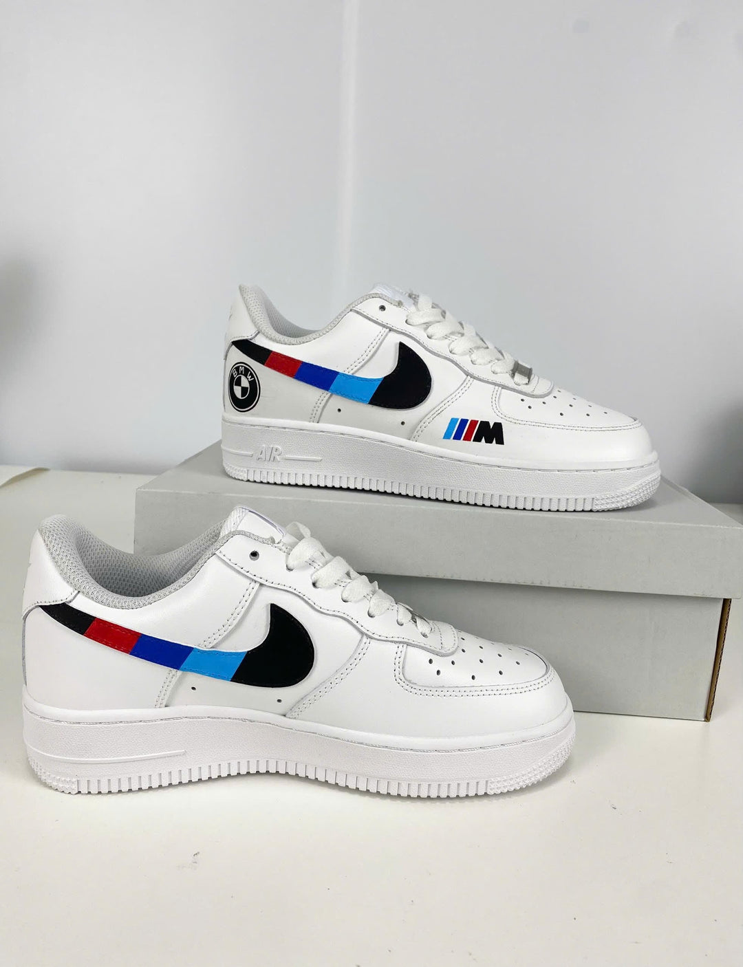 Custom Air Force 1 White BMW M Design