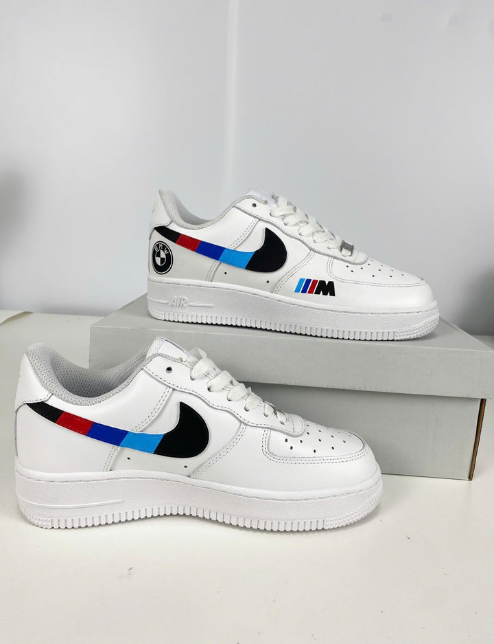 Custom Air Force 1 White BMW M Design