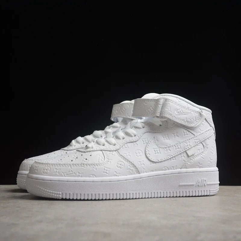 Custom Air Force 1 White LV Pattern