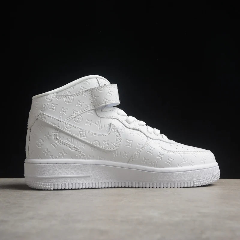 Custom Air Force 1 White LV Pattern