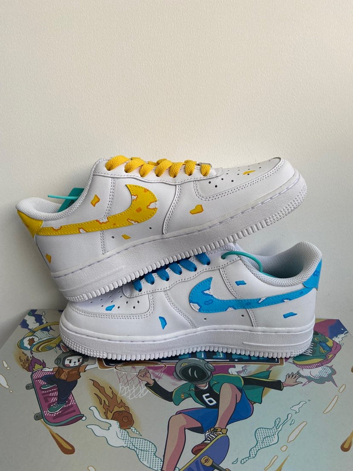 Custom Air Force 1 White With Tom And Jerry Cartoon