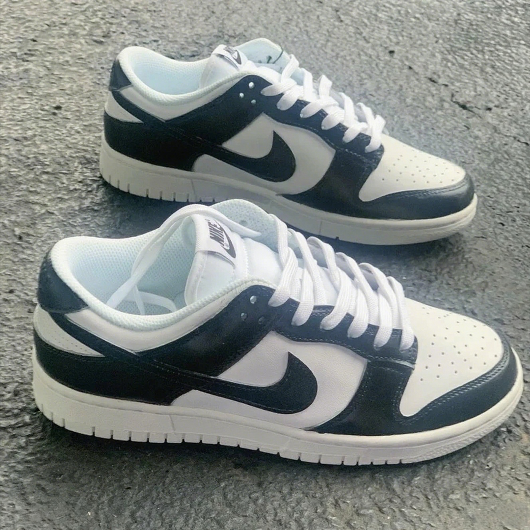 Custom Dunk Black and White Color - Blocked