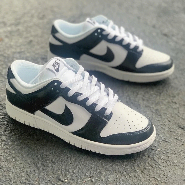 Custom Dunk Black and White Color - Blocked