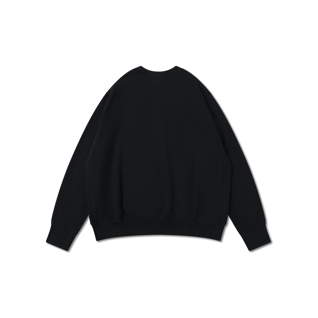 Custom Embroidery Nike Sweatshirt Black With Blue Floral