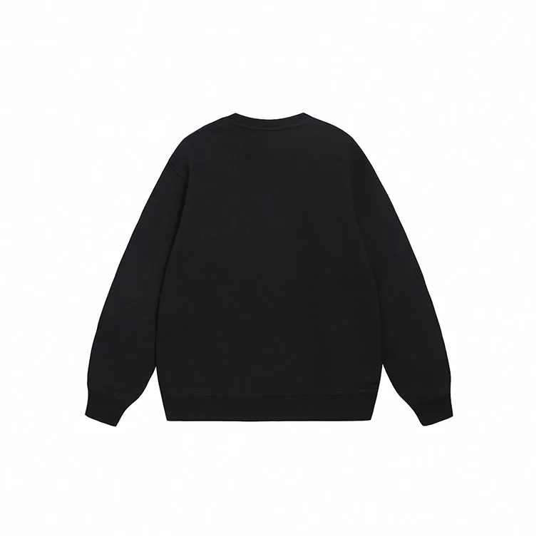 Custom Embroidery Nike Sweatshirt Black With Pixel Santa