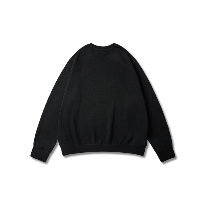 Custom Embroidery Nike Sweatshirt With Fireworks Pattern Black