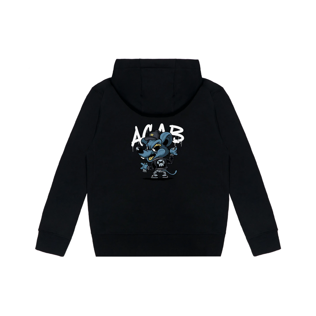 Custom Nike Sweatshirt Black Blue Cartoon Mouse