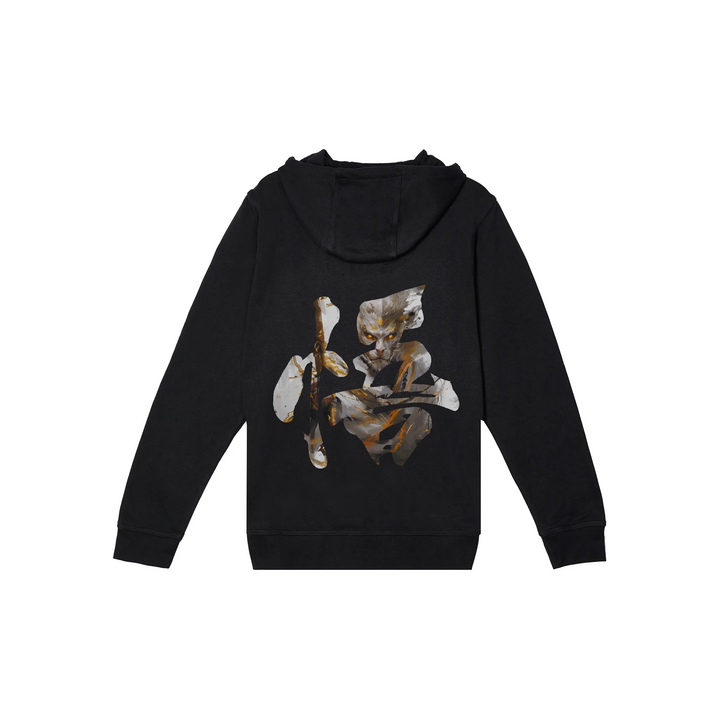 Custom Nike Sweatshirt Black With Abstract Pattern