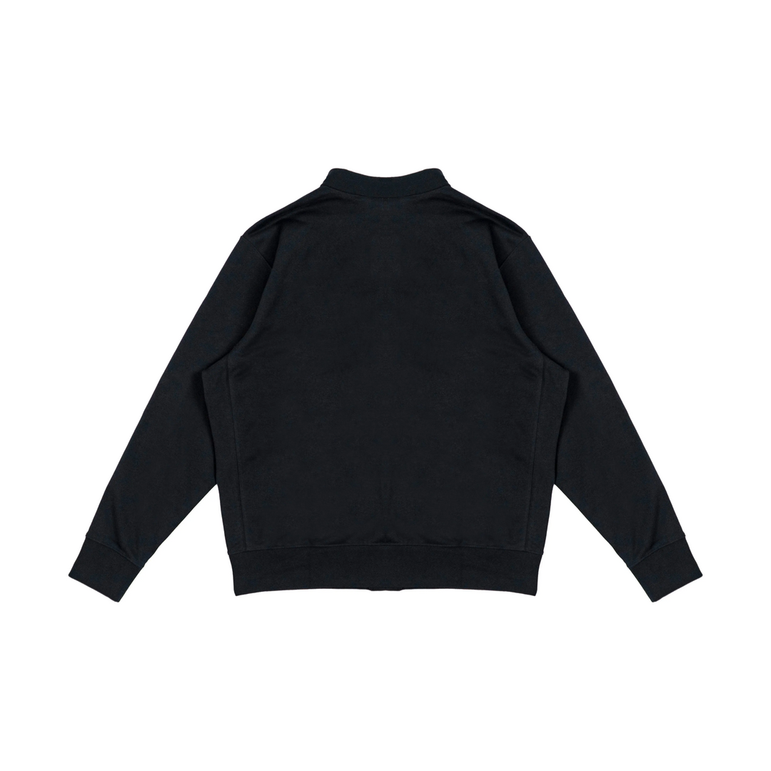 Custom Nike Sweatshirt Black With Chinese Knot Buttons