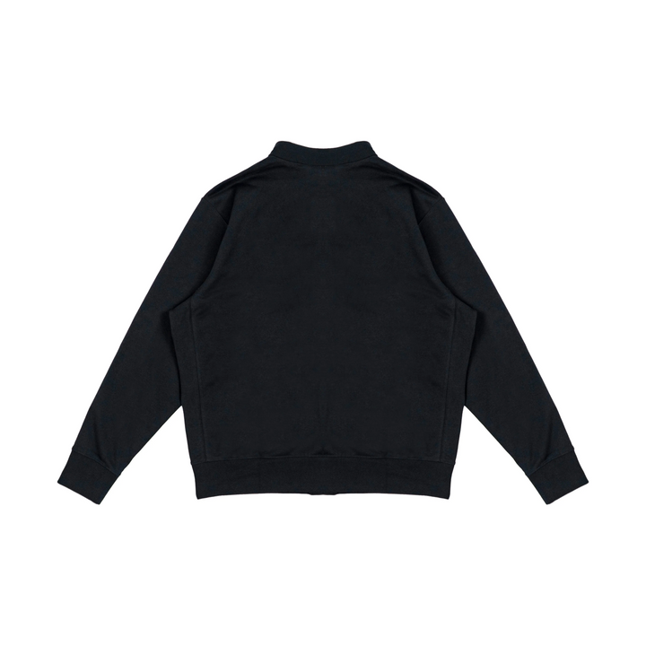 Custom Nike Sweatshirt Black With Chinese Knot Buttons