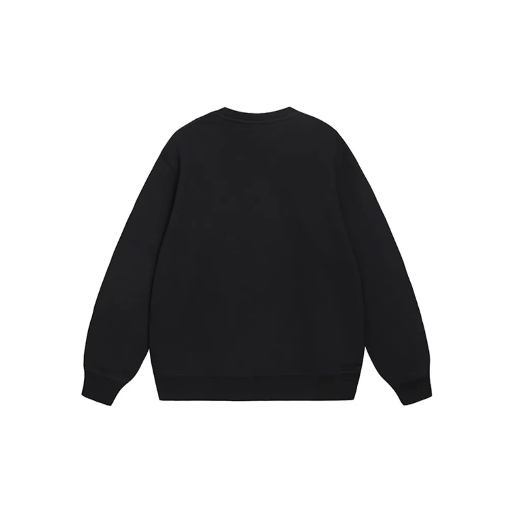 Custom Nike Sweatshirt Black With Eye And Love