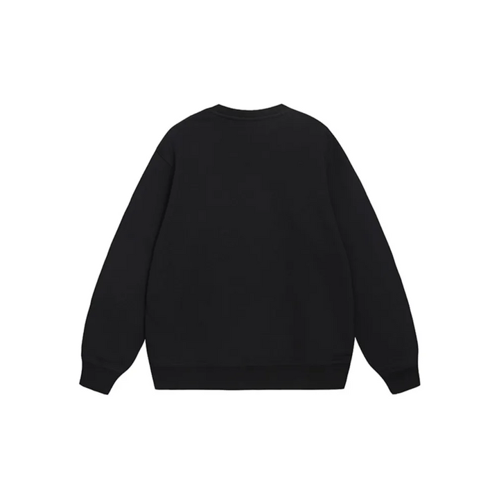 Custom Nike Sweatshirt Black With Eye And Love