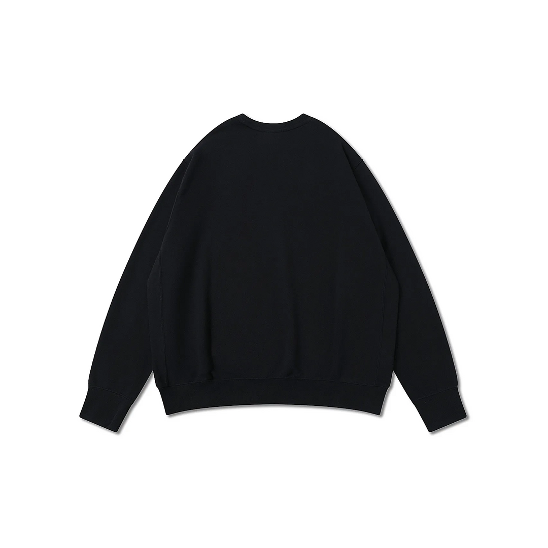 Custom Nike Sweatshirt Black With Planets Pattern
