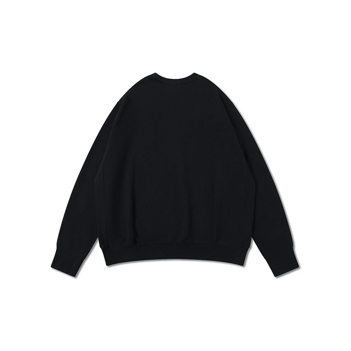 Custom Nike Sweatshirt Black With Planets Pattern