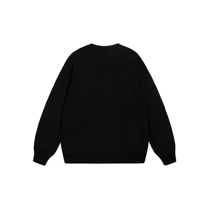 Custom Nike Sweatshirt Black With Red Heart