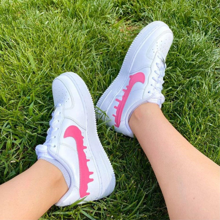 Pink Drip Custom Air Force 1