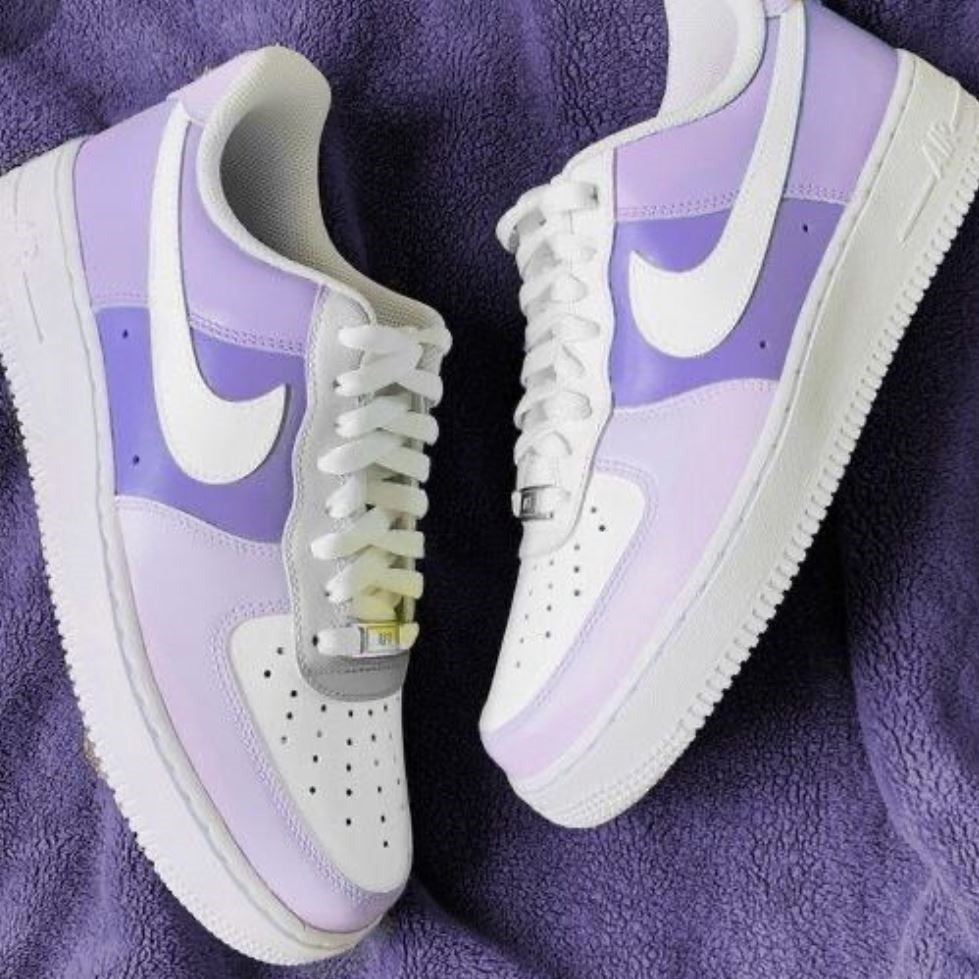 Purple Custom Air Force 1 Smooth