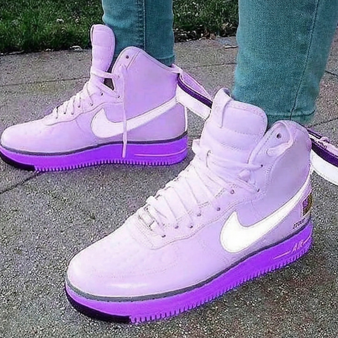 Dreamy Baby Pink Purple Custom Air Force 1